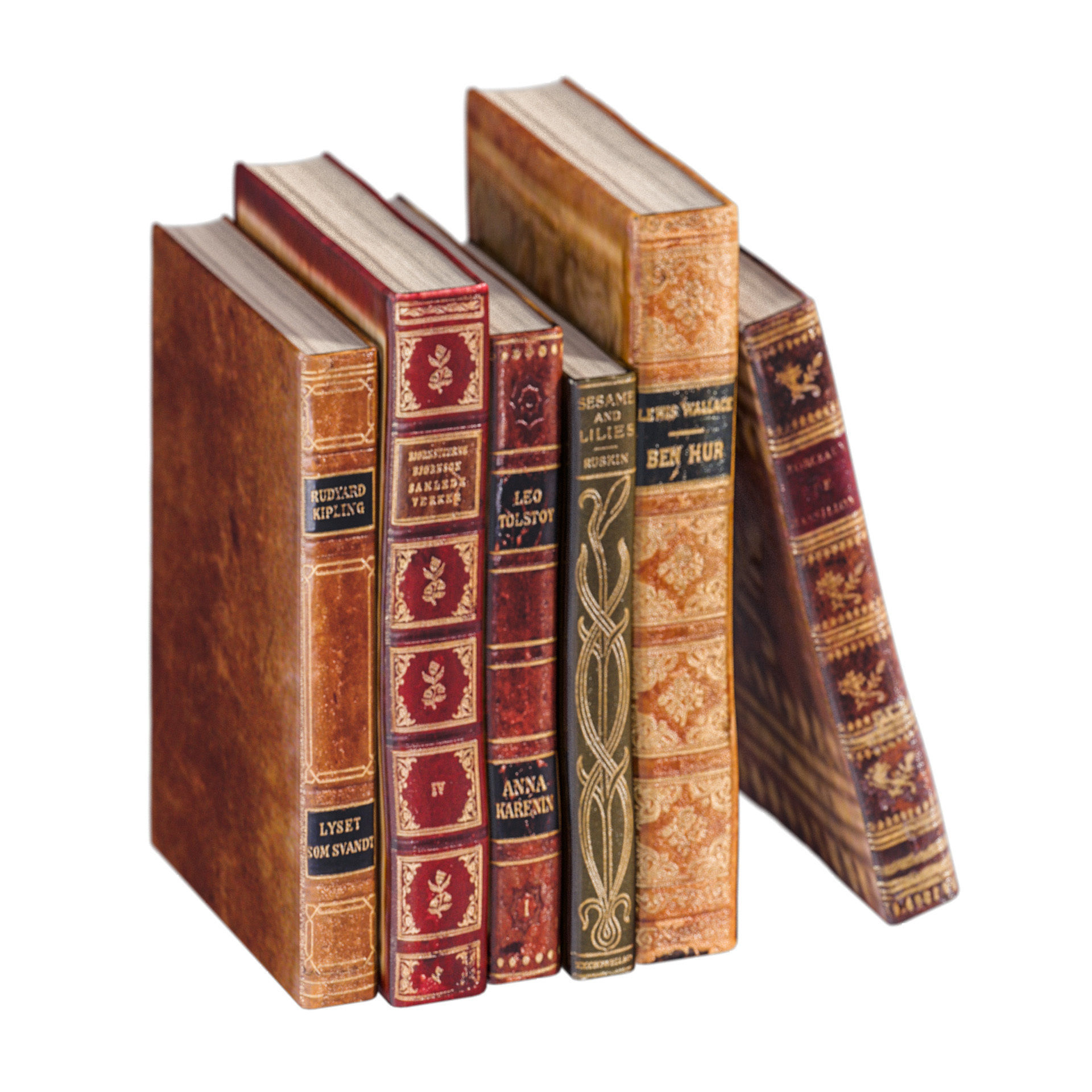 L3DV02G02 - books set 3D model_3