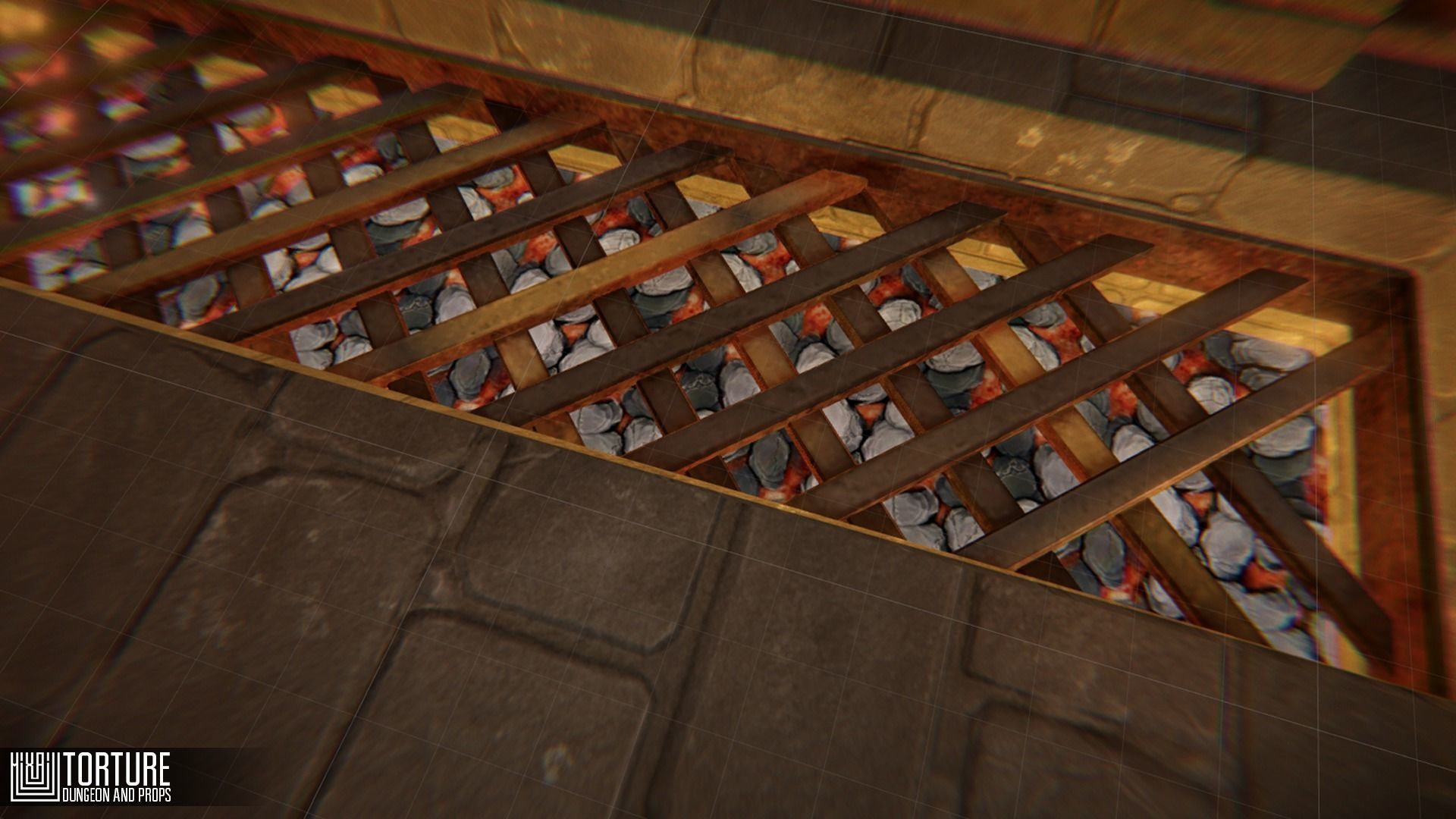 Torture - dungeon and props Low-poly 3D model_13