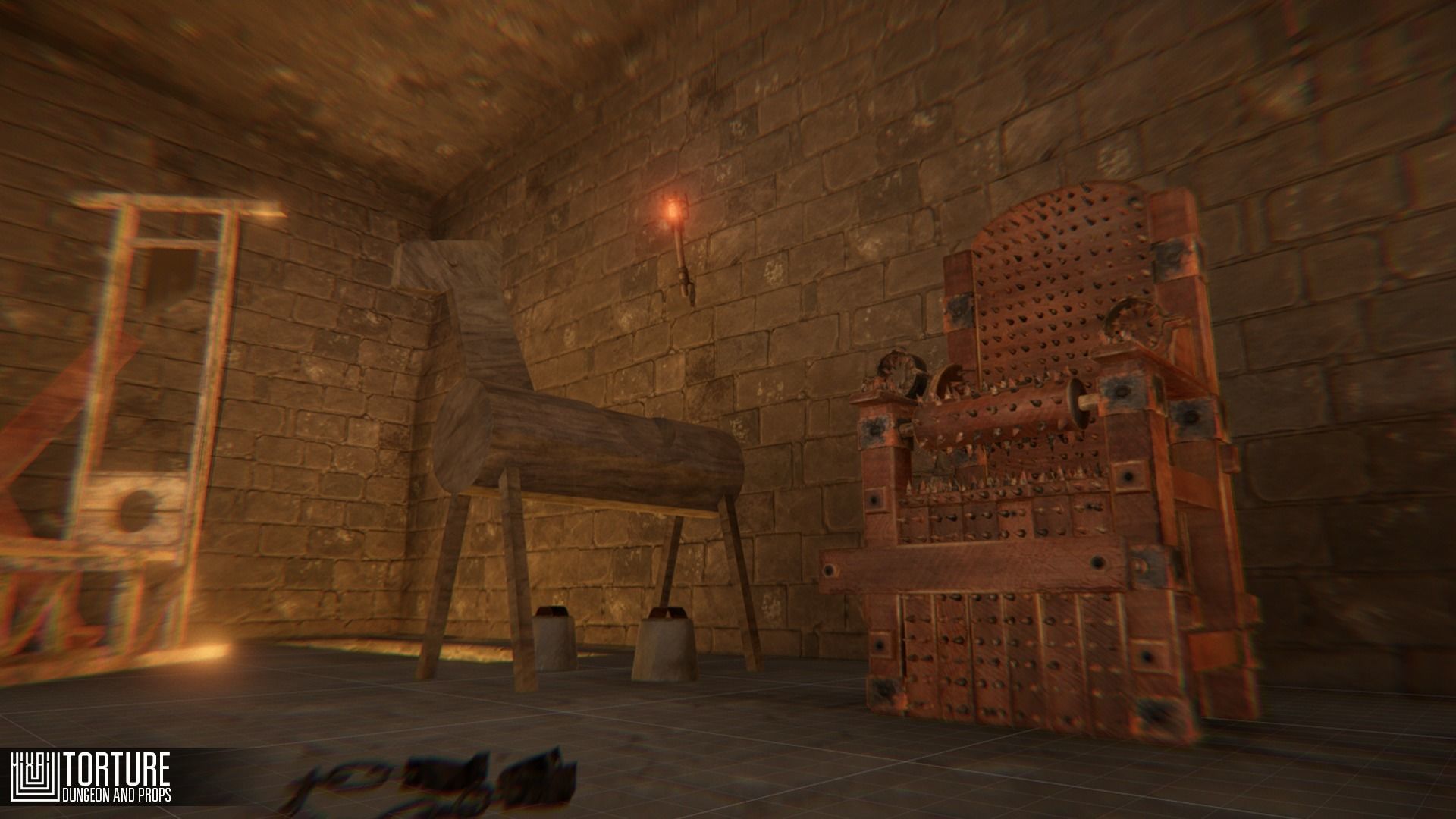 Torture - dungeon and props Low-poly 3D model_20