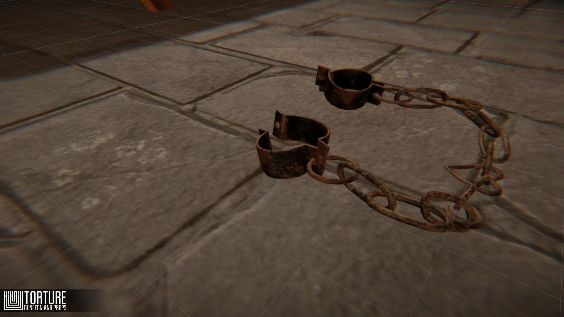 Torture - dungeon and props Low-poly 3D model_21