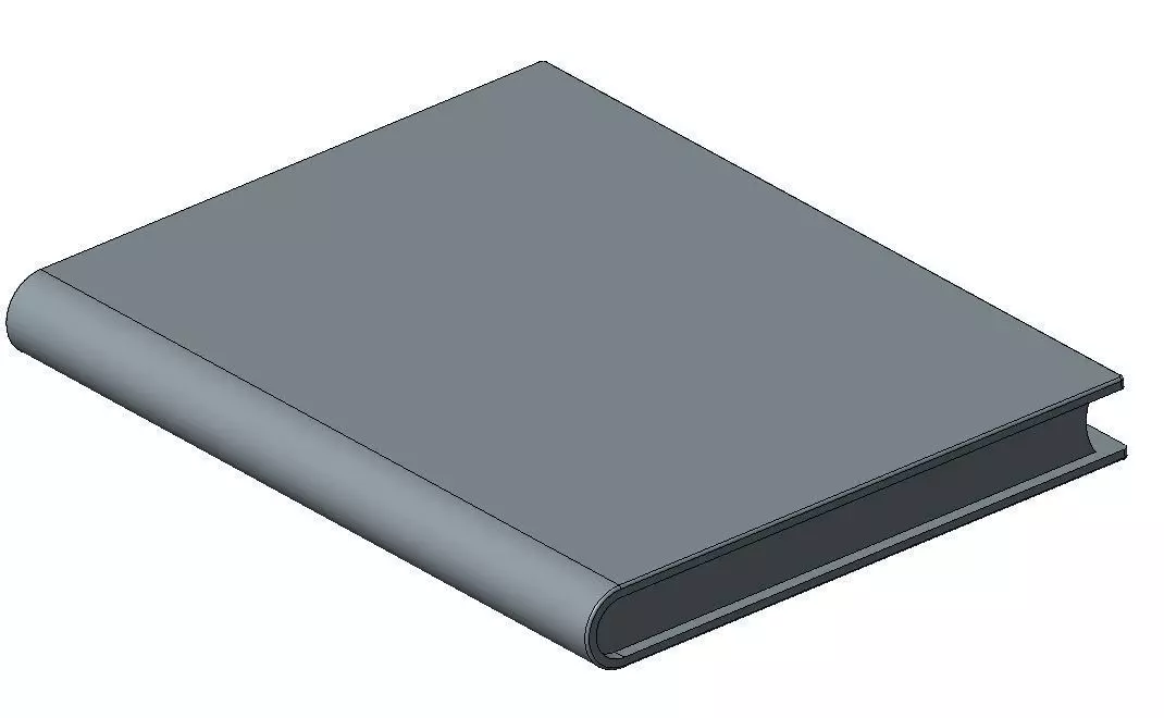 Closed Book 3D print model