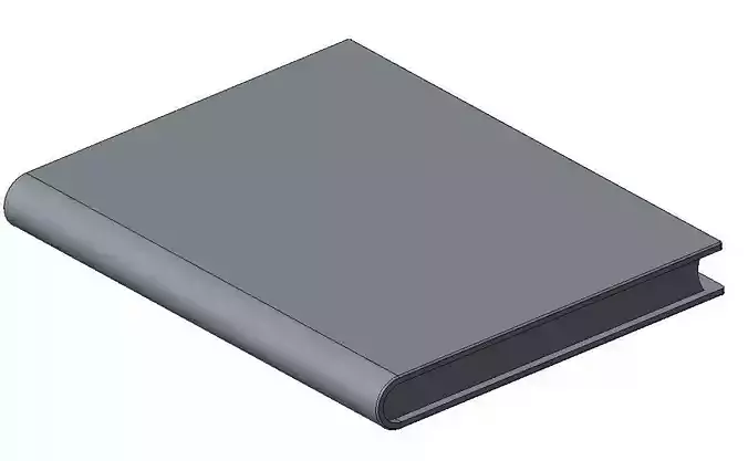 Closed Book 3D print model