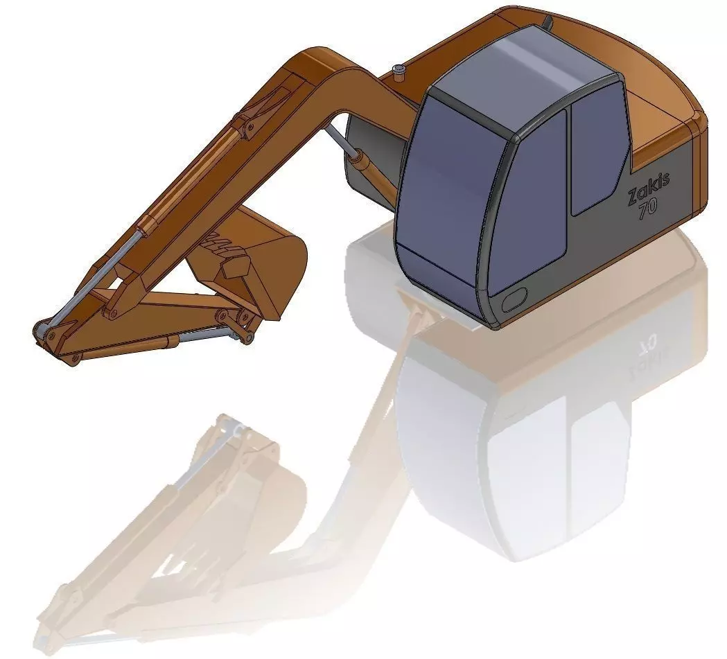 Hitachi Zaxis70 3D model