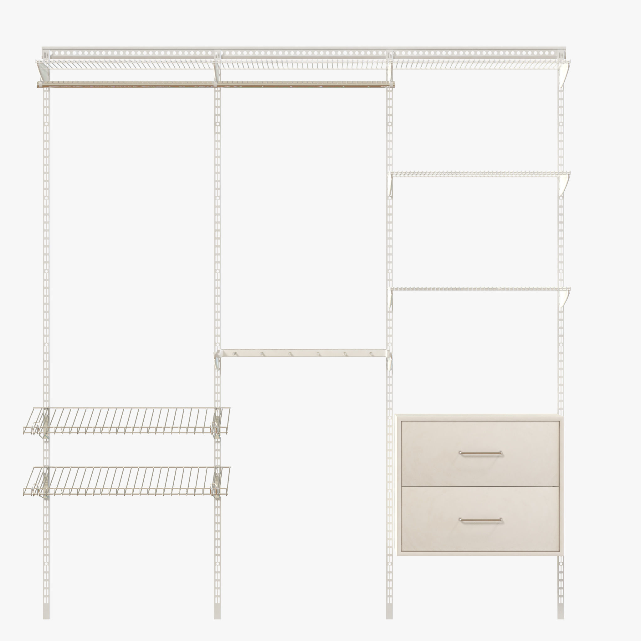 Elfa Storage System Clothes 3D model_10