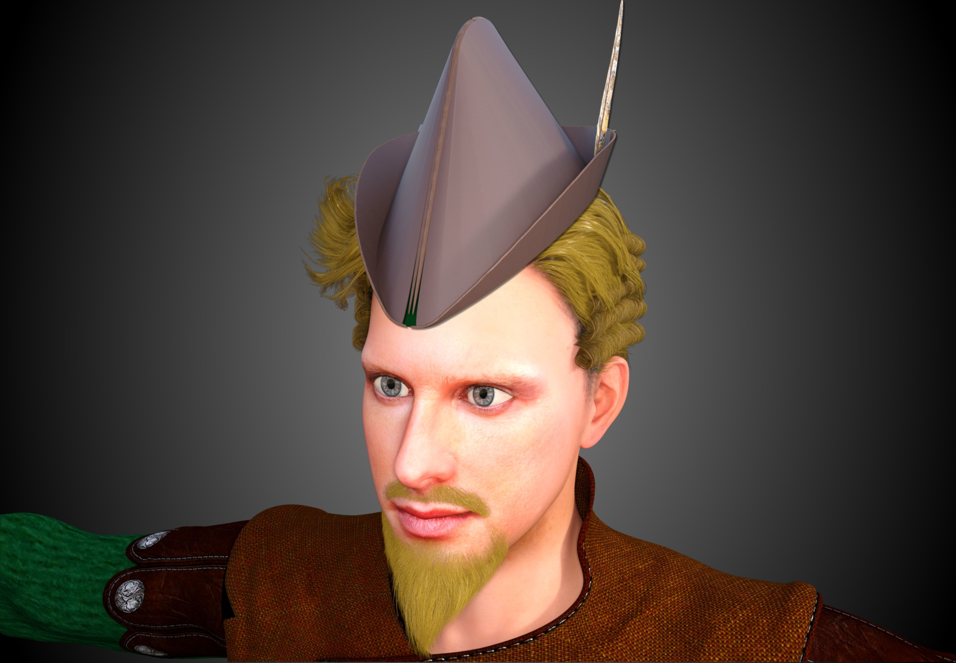 Robin Hood - Classic 3D model_12