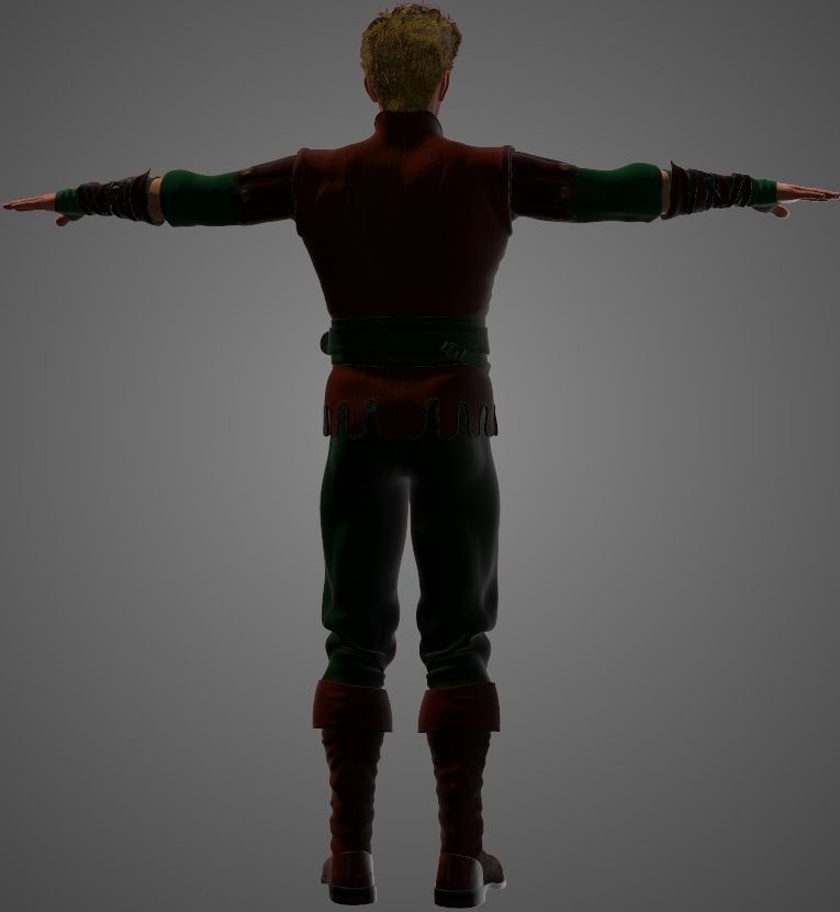 Robin Hood - Classic 3D model_7
