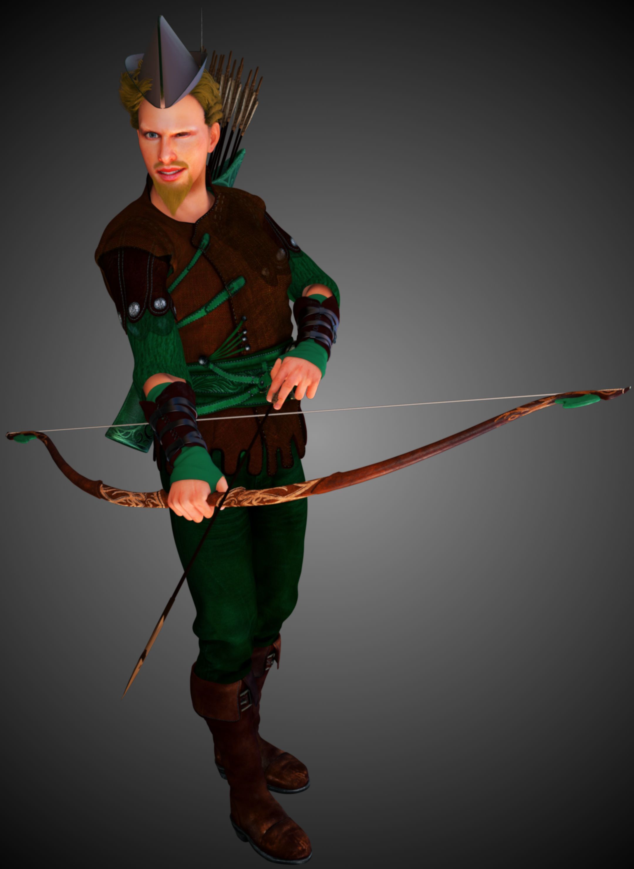 Robin Hood - Classic 3D model_10