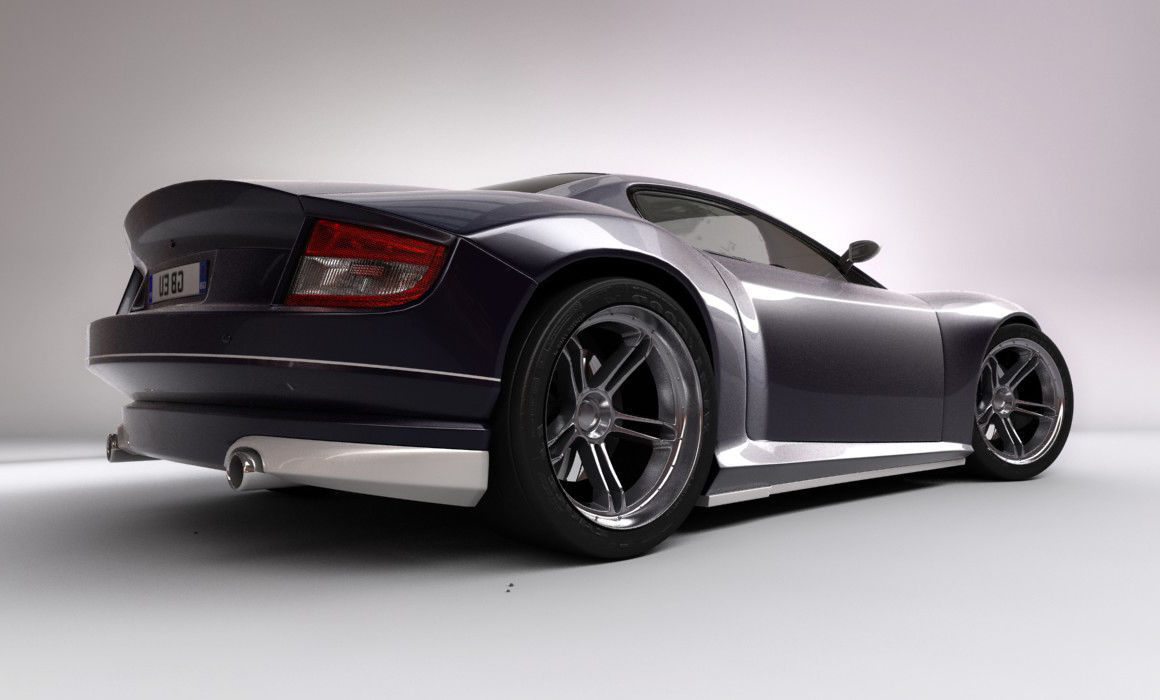 3d model of concept sports car - Beluga 3D model_7