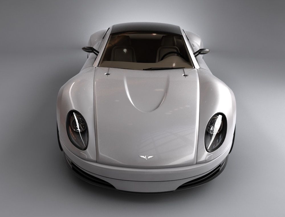 3d model of concept sports car - Beluga 3D model_5