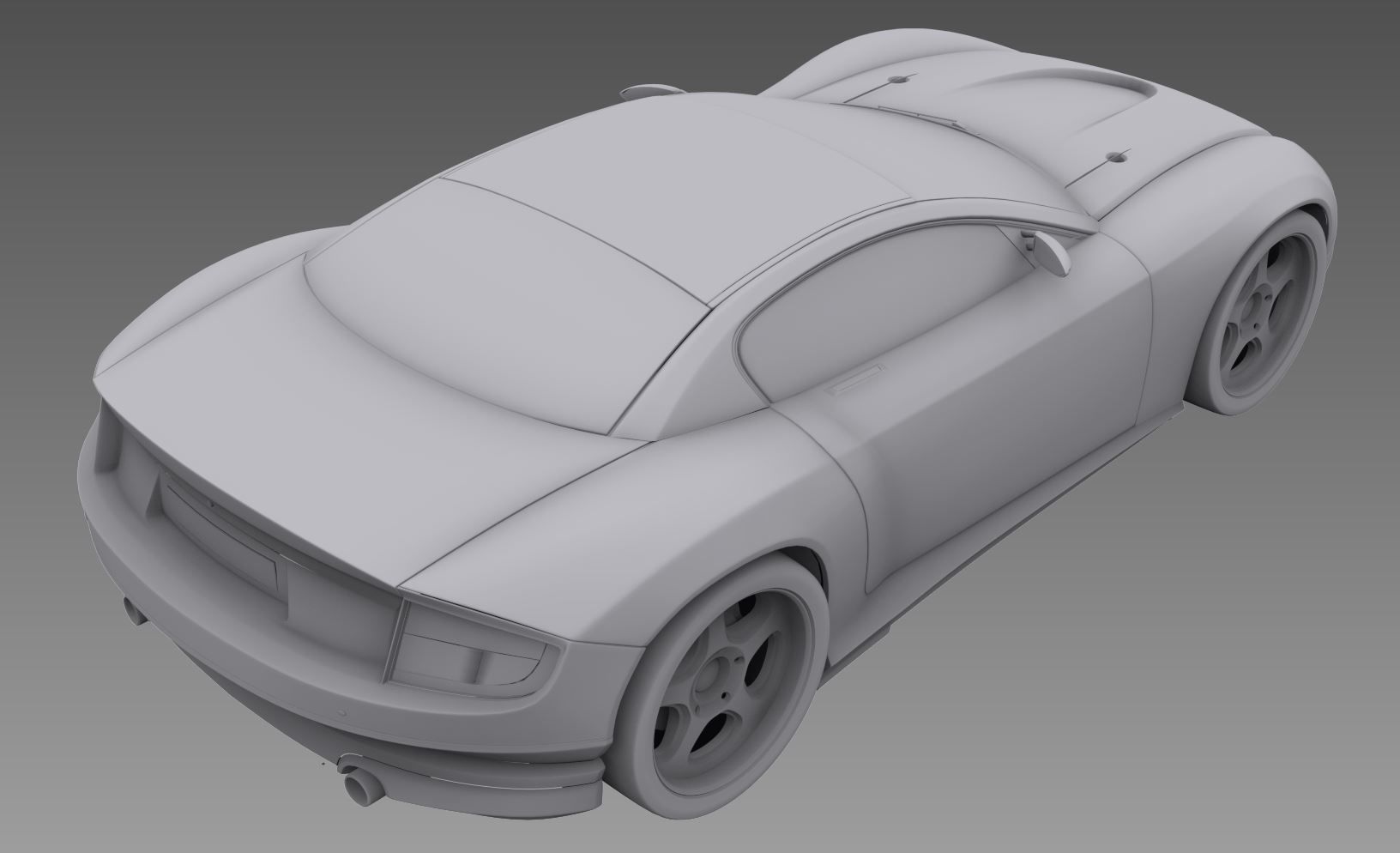 3d model of concept sports car - Beluga 3D model_9