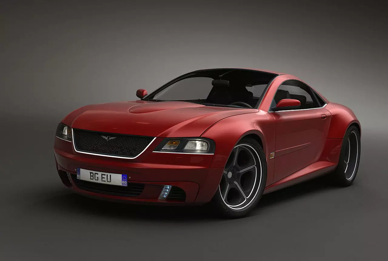 3D model of concept GT car 3D model_0