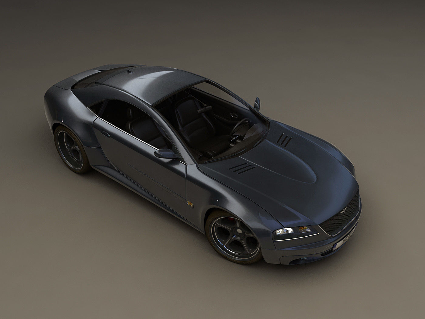 3D model of concept GT car 3D model_1