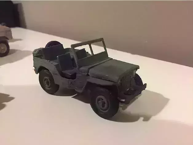 JEEP 1941 - SCALE MODEL - ASSEMBLY KIT 3D print model