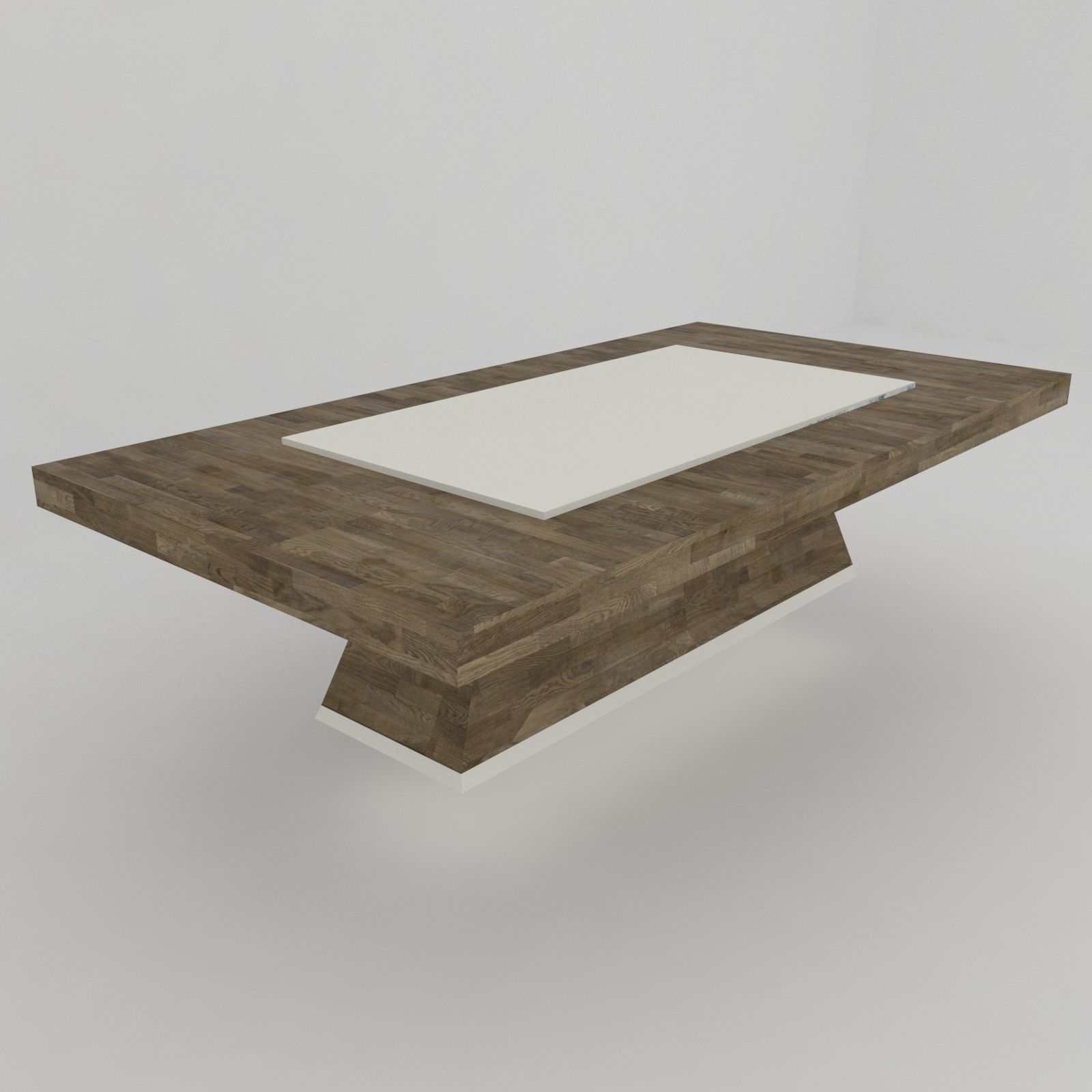 Collection of modern coffee tables Low-poly 3D model_6