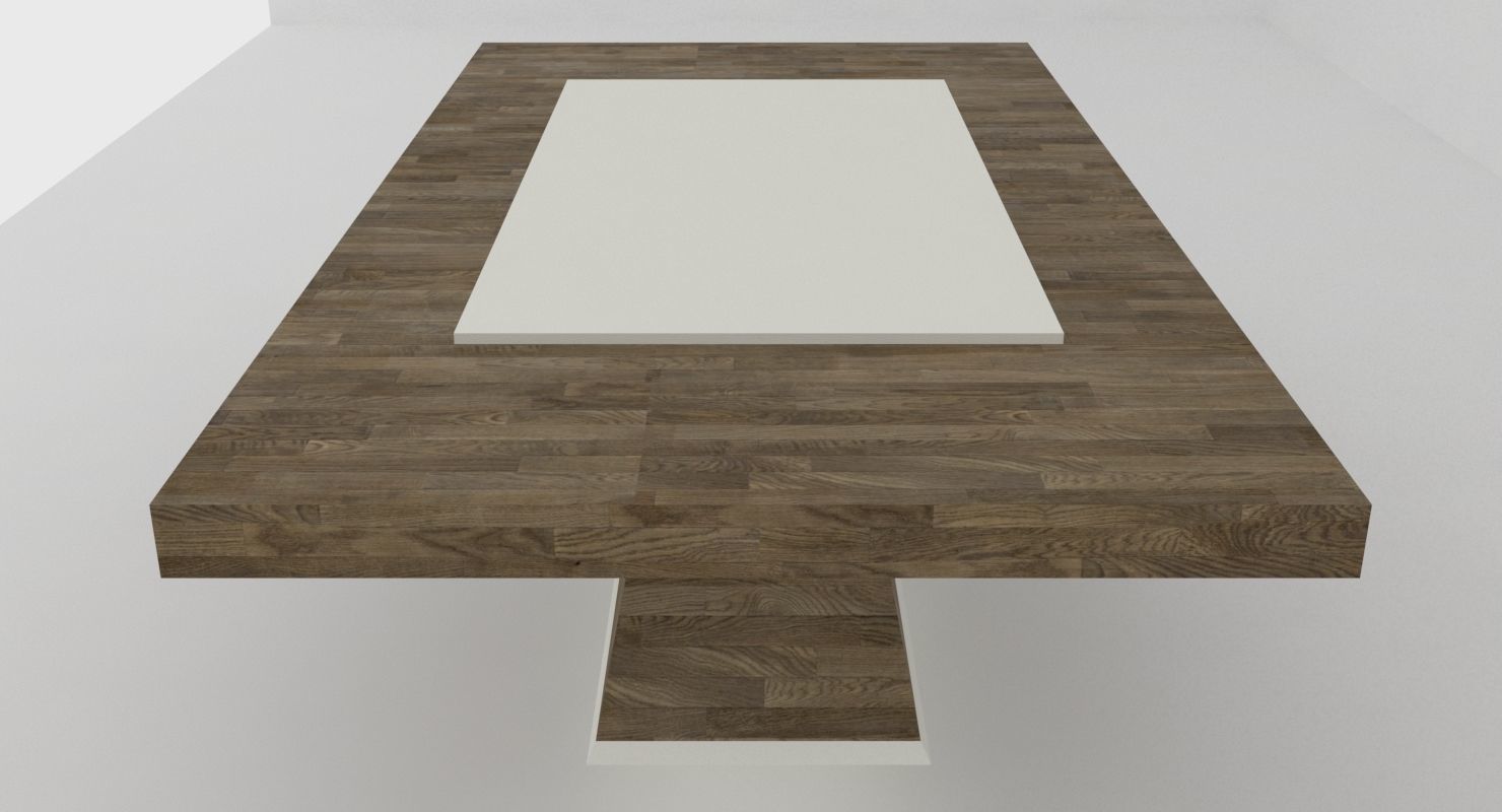 Collection of modern coffee tables Low-poly 3D model_5