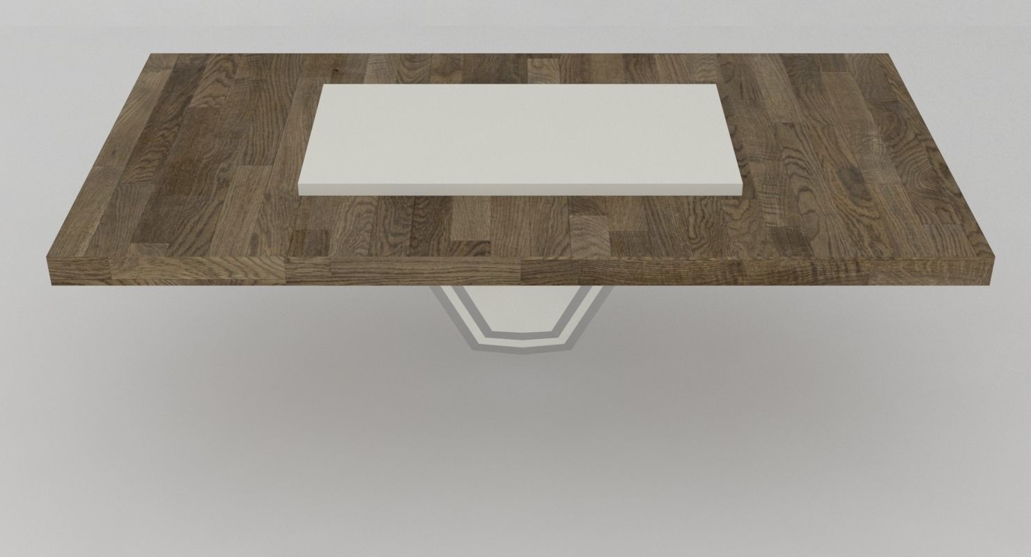 Collection of modern coffee tables Low-poly 3D model_19