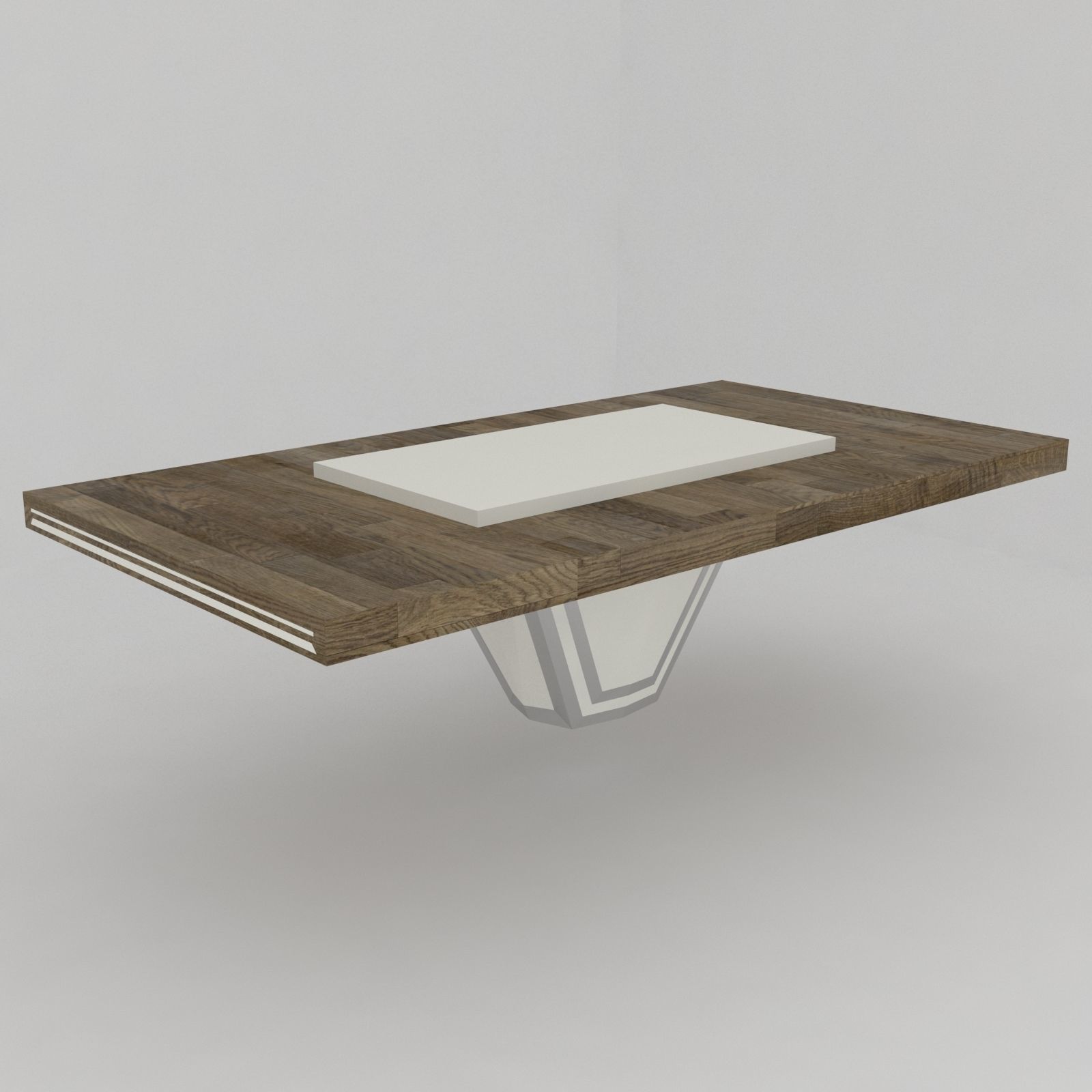 Collection of modern coffee tables Low-poly 3D model_23