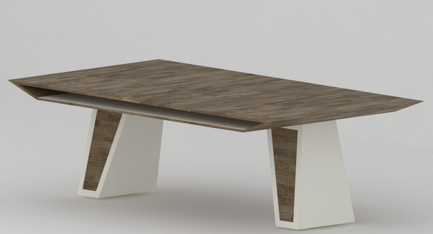 Collection of modern coffee tables Low-poly 3D model_11