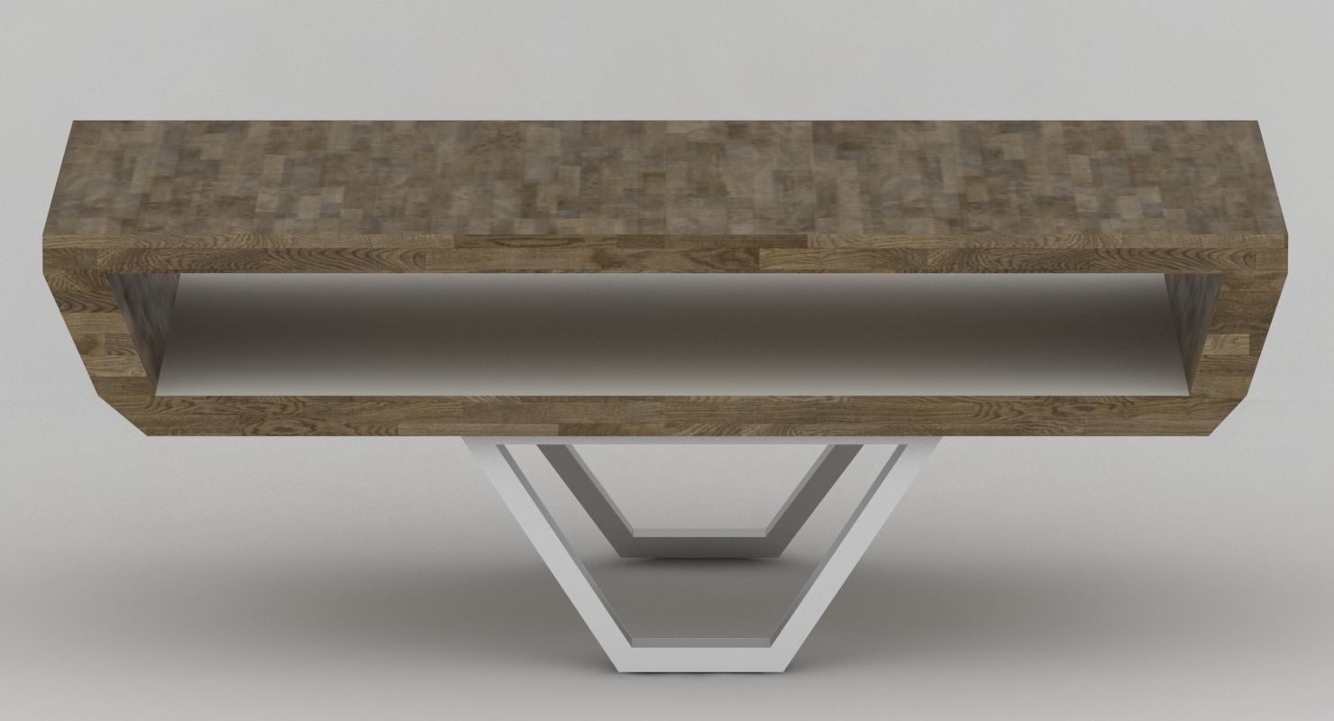 Collection of modern coffee tables Low-poly 3D model_14