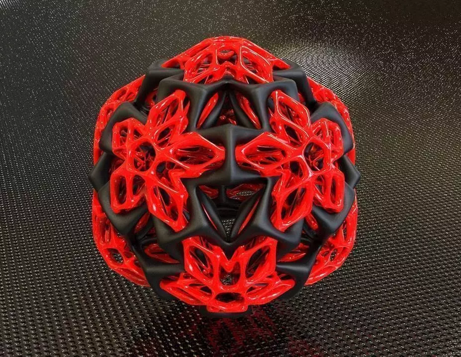 BRO ICOSAHEDRON STRUCTURE XX2 Free 3D print model_0