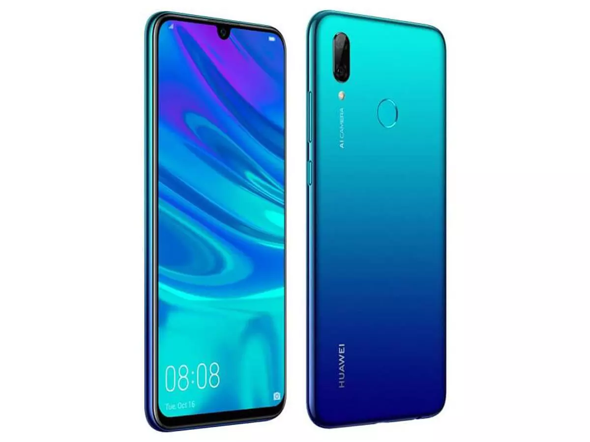Huawei P Smart 2019 Aurora Blue 3D model_0