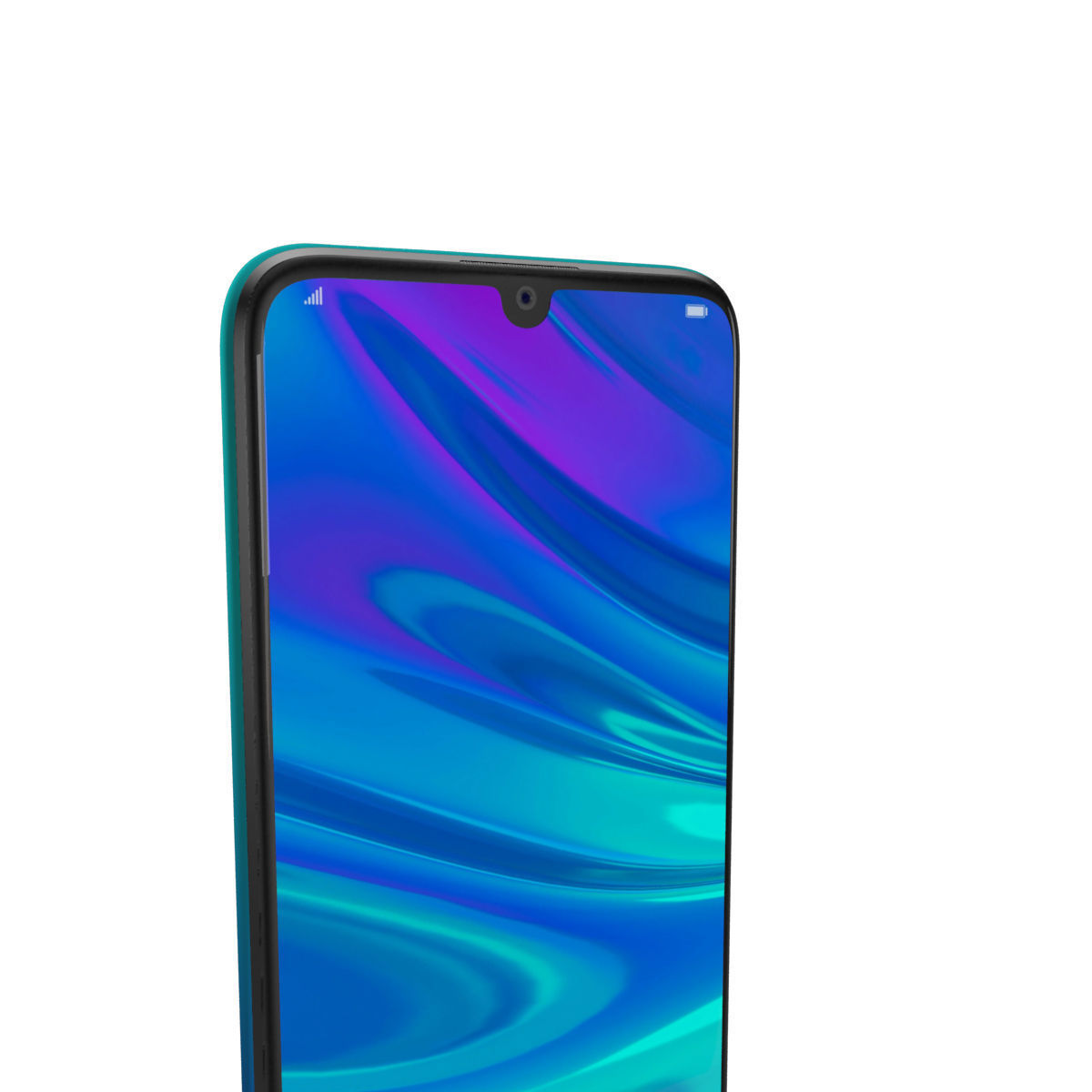 Huawei P Smart 2019 Aurora Blue 3D model_6