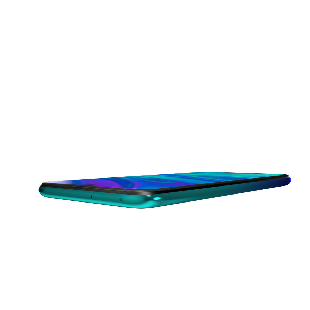 Huawei P Smart 2019 Aurora Blue 3D model_13