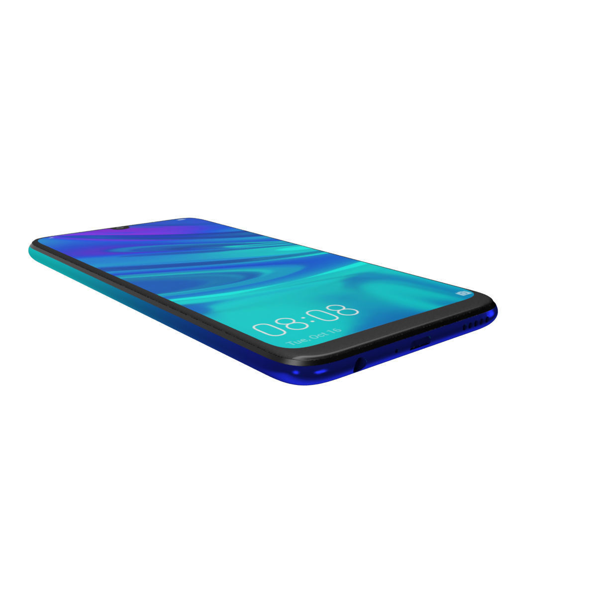 Huawei P Smart 2019 Aurora Blue 3D model_9