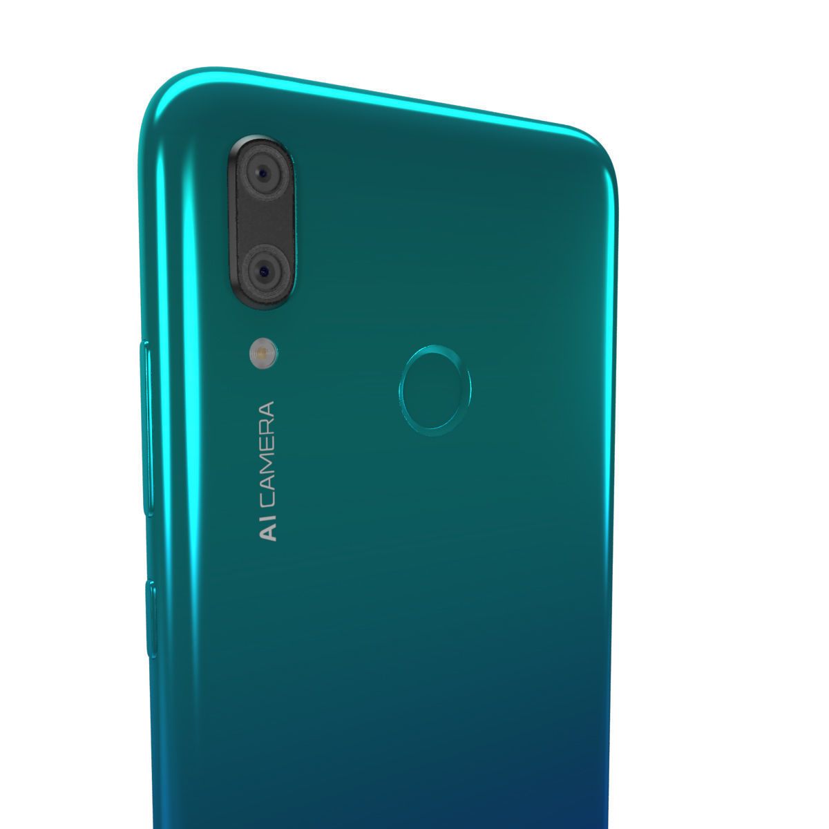 Huawei P Smart 2019 Aurora Blue 3D model_7