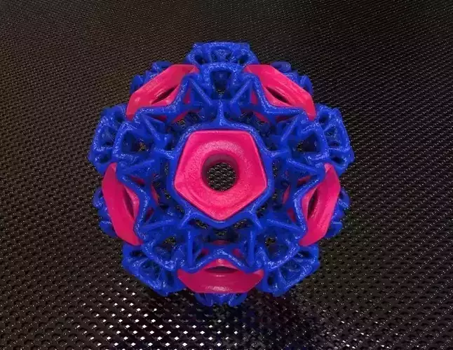 BRO DODECAHEDRON STRUCTURE XX3 Free 3D print model
