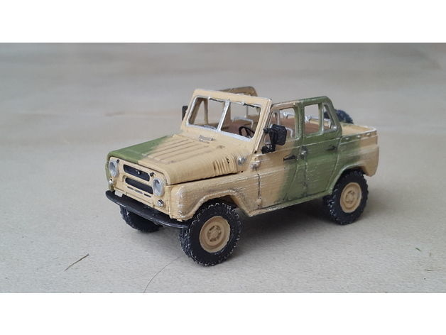 UAZ469 - SCALE MODEL - ASSEMBLY KIT 3D print model