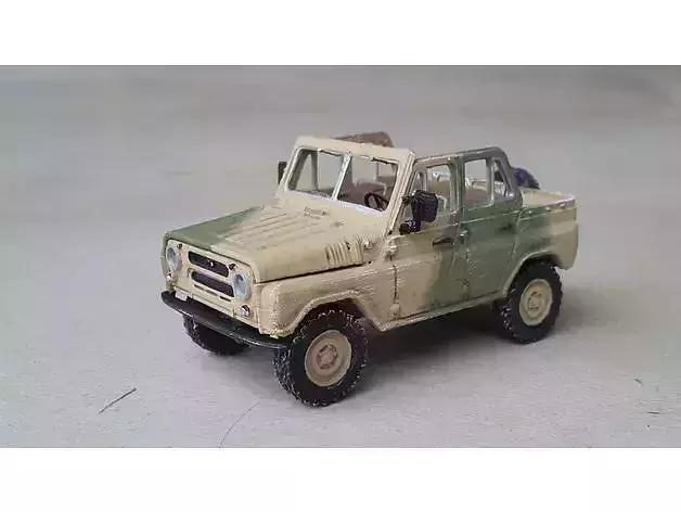 UAZ469 - SCALE MODEL - ASSEMBLY KIT 3D print model