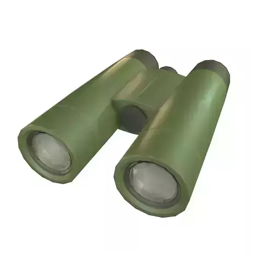 Binoculars Low-poly 3D model