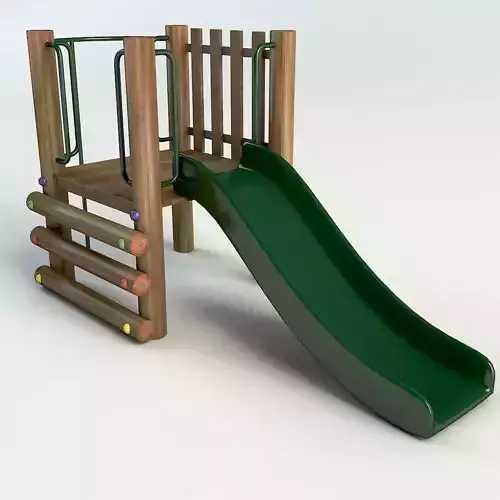 Wood playground