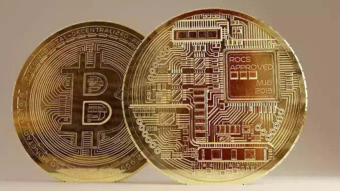 high details bitcoin model