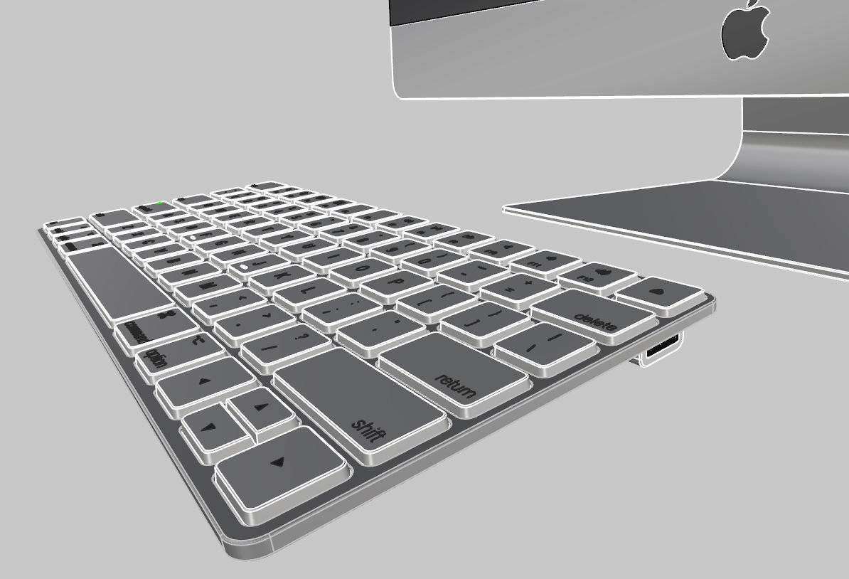 Apple iMAC 27 3D model_17