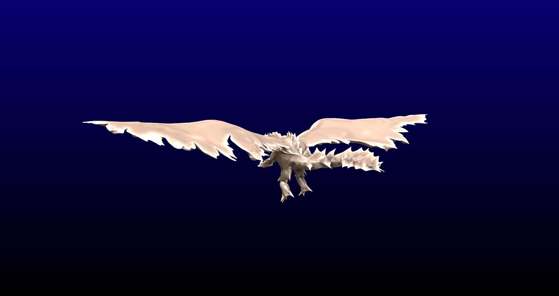 Dragon v2 UV mapped lowpoly textured Free low-poly 3D model_16