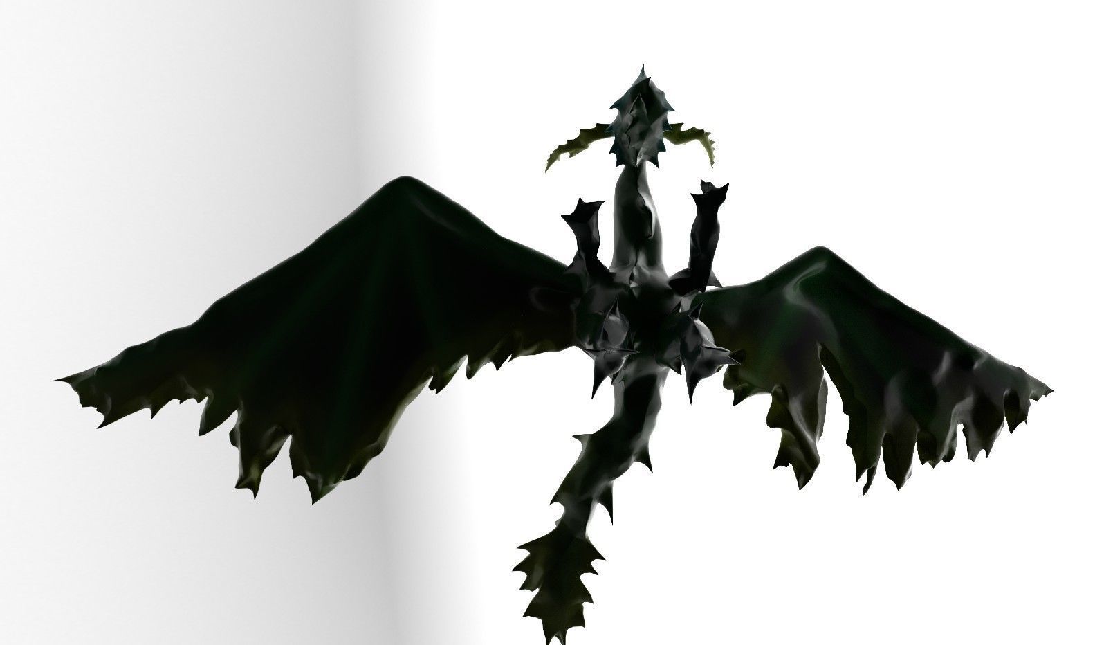 Dragon v2 UV mapped lowpoly textured Free low-poly 3D model_12