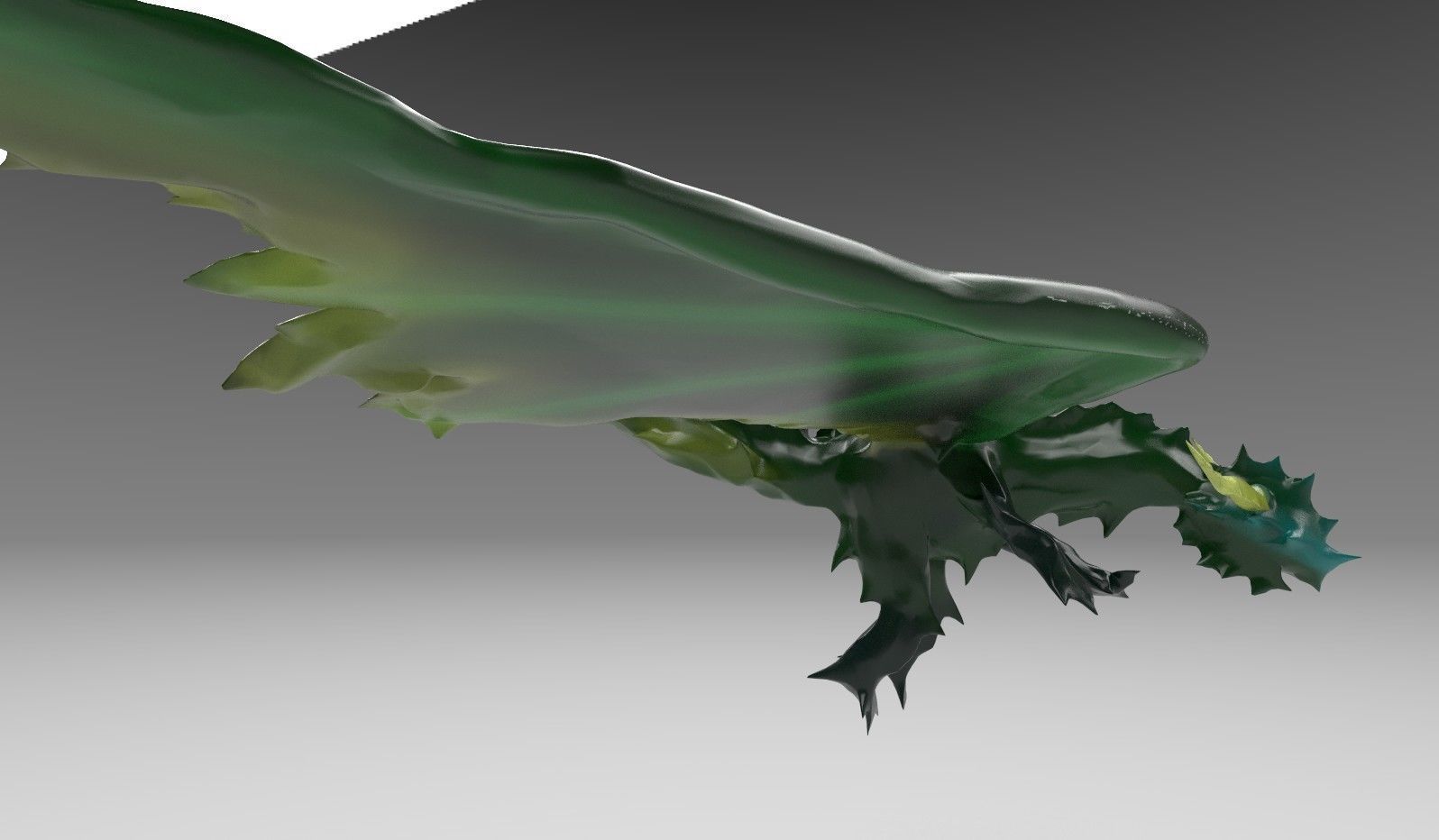 Dragon v2 UV mapped lowpoly textured Free low-poly 3D model_8