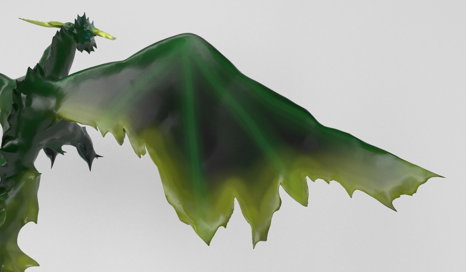 Dragon v2 UV mapped lowpoly textured Free low-poly 3D model_11