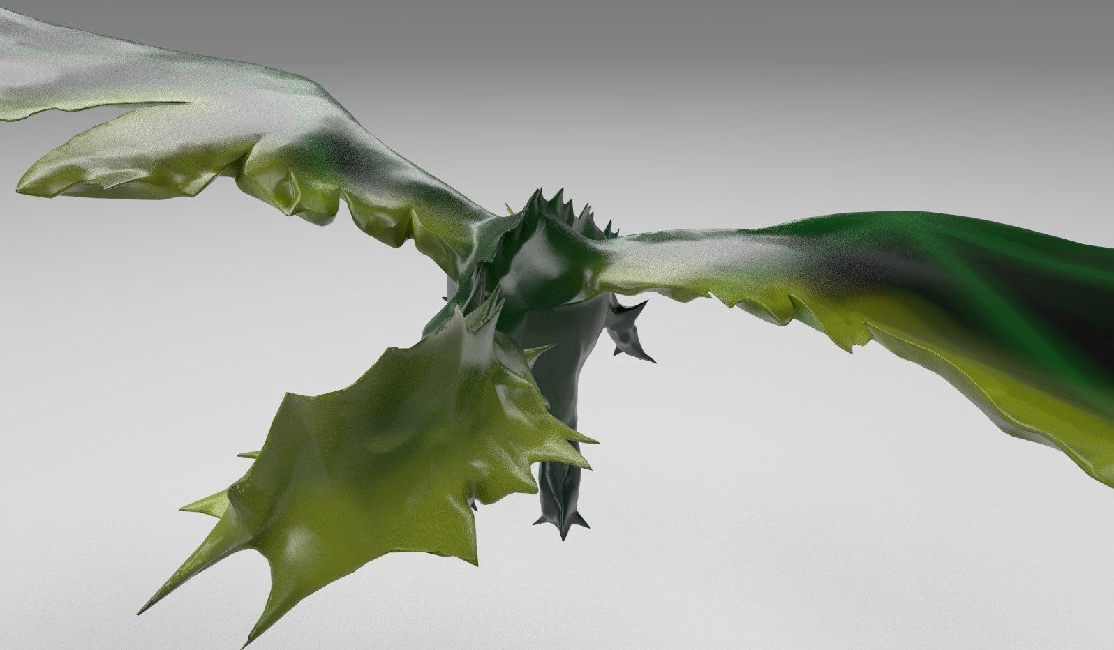 Dragon v2 UV mapped lowpoly textured Free low-poly 3D model_4