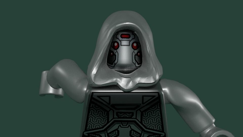 lego Ant-man and the wash ghost Free 3D model_3