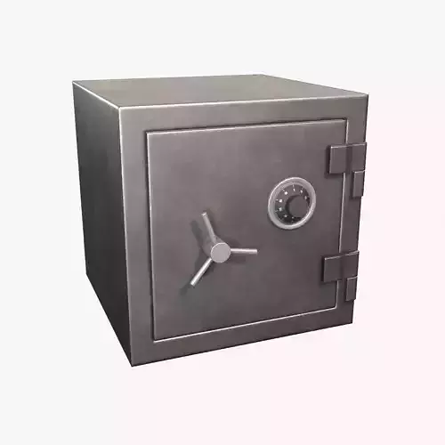 Classic Safe Low-poly 3D model