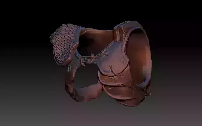 predator 2 inspired chest armour 3D print model