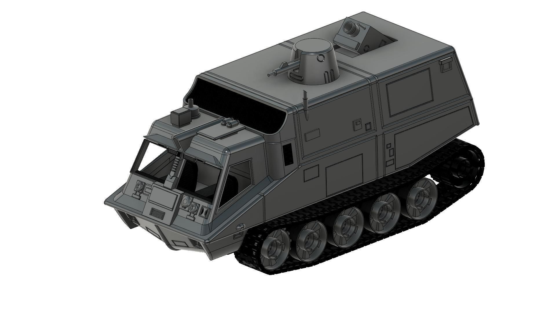 SHADO Mobile Control Vehicle  from tv series UFO 3D print model_6