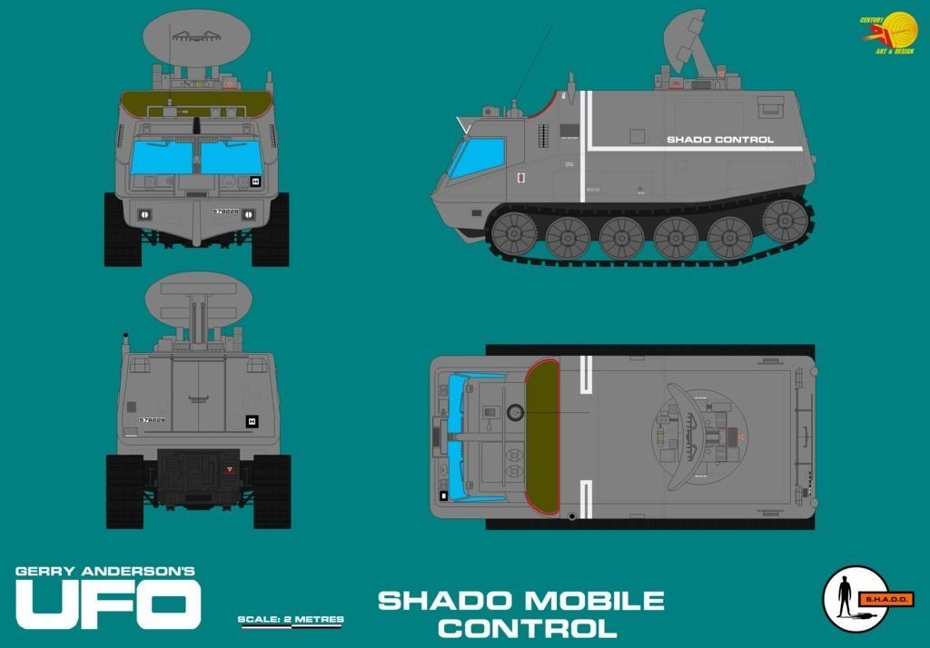 SHADO Mobile Control Vehicle  from tv series UFO 3D print model_17
