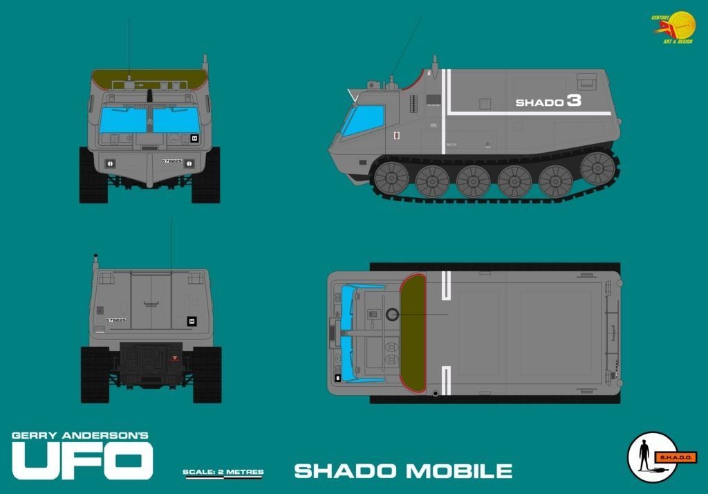 SHADO Mobile Control Vehicle  from tv series UFO 3D print model_15