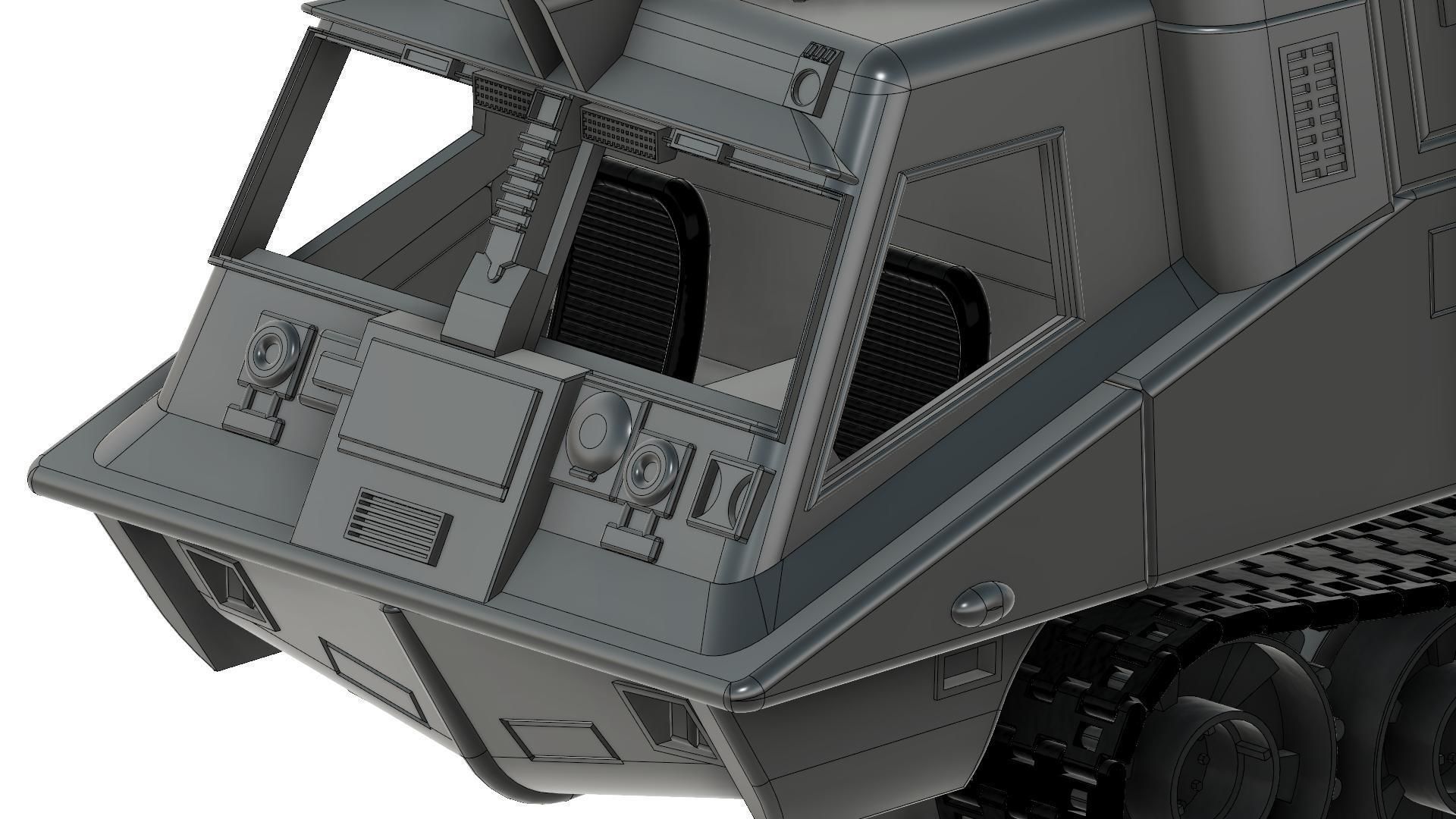 SHADO Mobile Control Vehicle  from tv series UFO 3D print model_14