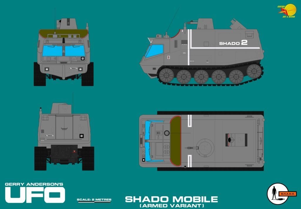 SHADO Mobile Control Vehicle  from tv series UFO 3D print model_16