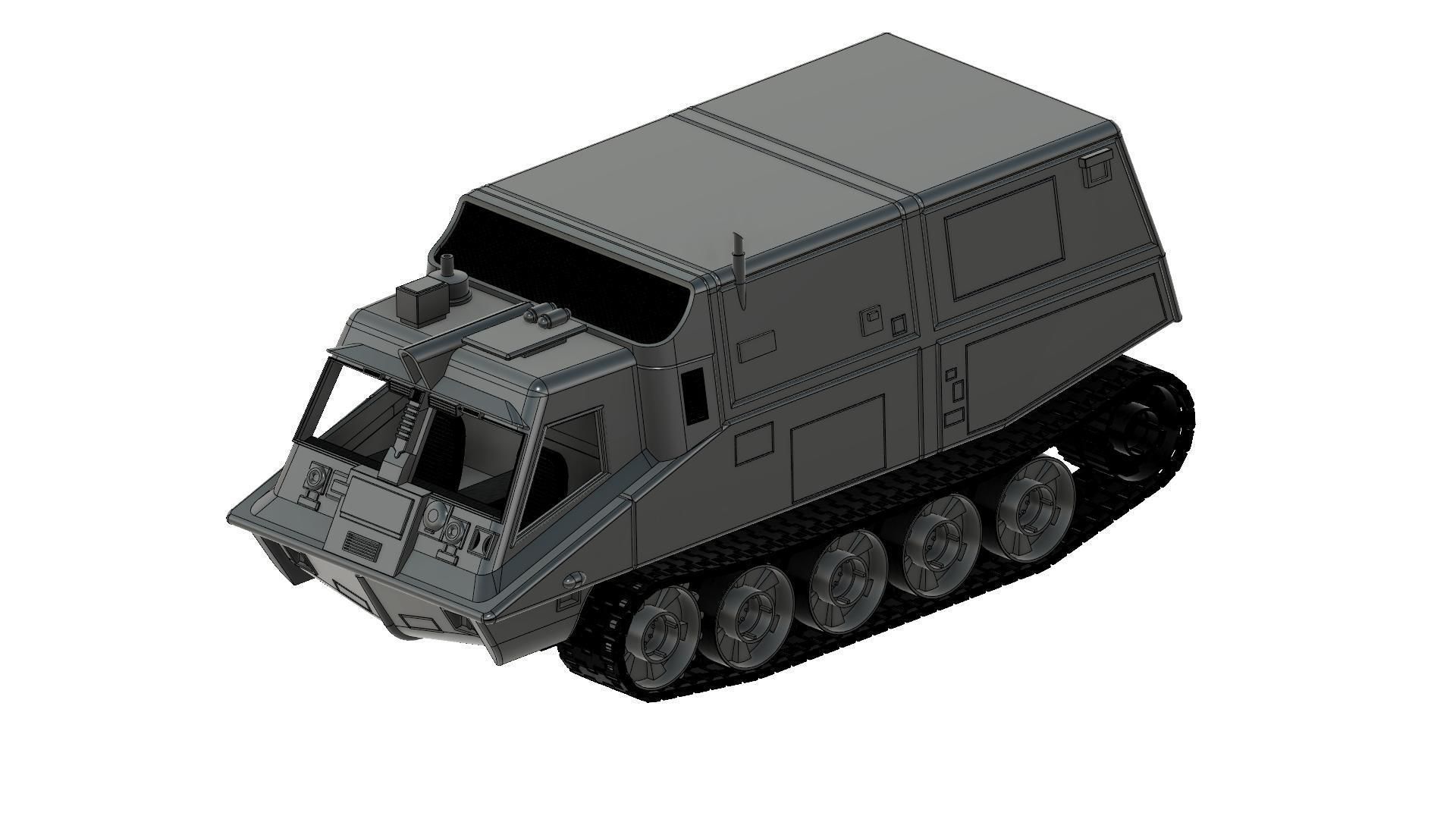 SHADO Mobile Control Vehicle  from tv series UFO 3D print model_7